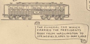 Funeral car - A. Lincoln pictorial outline of the life