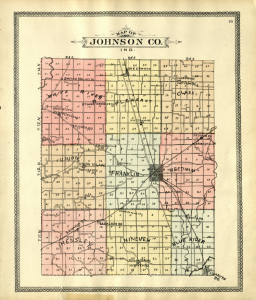 Map of Johnson County