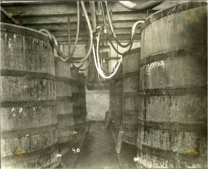 Schmidt brewery - oaken barrels